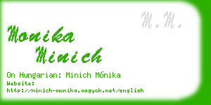 monika minich business card