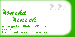 monika minich business card